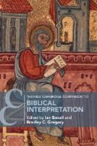 The New Cambridge Companion To Biblical Interpretation - Boxall/Gregory