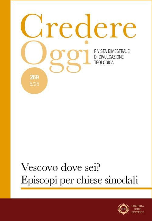 Credere oggi (2025) vol. 269