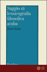Saggio di lessicografia filosofica araba medievale - Mauro Zonta
