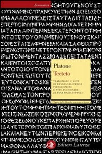 Teeteto. Testo greco a fronte - Platone