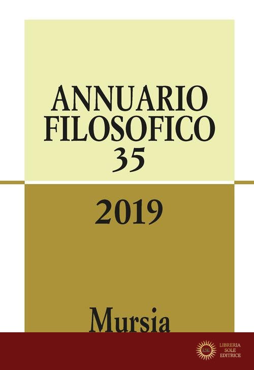Annuario filosofico (2019) vol. 35