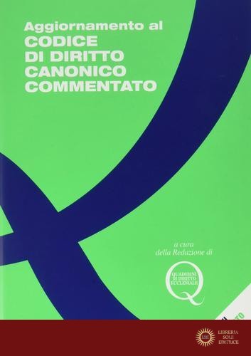 Aggiornamento al codice di diritto canonico commentato