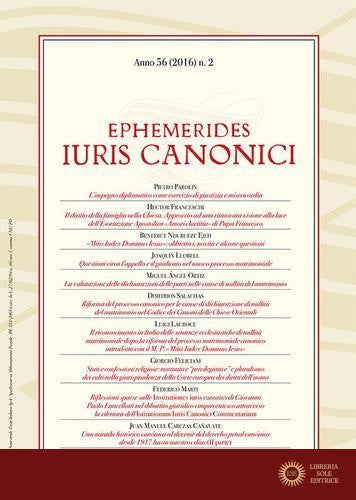 Ephemerides Iuris canonici (2016) vol. 2
