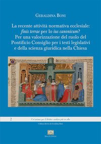 Recente normativa ecclesiale - Boni