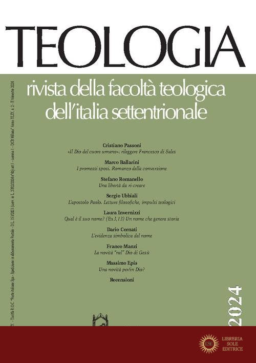 Teologia. Rivista della facoltà teologica dell'Italia settentrionale (2024) vol. 2
