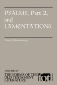 Psalms Part 2 - Gerstenberger Erhard