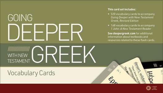 Going Deeper with New Testament Greek Vocabulary Cards - Benjamin L. Merkle, Robert L. Plummer