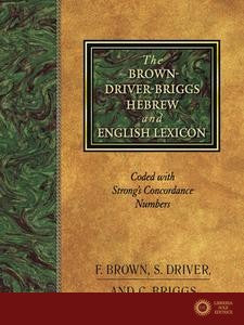 The Brown-Driver-Briggs Hebrew-English Lexicon - Francis Brown, S. R. Driver, Charles A. Briggs