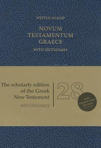 Novum Testamentum Graece 28°ed. With Dictionary - Nestle-Aland