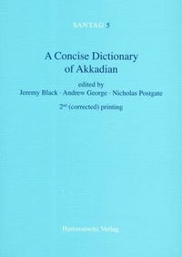 A Concise Dictionary of Akkadian - Jeremy Black, et al.