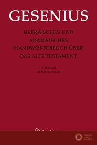 Gesamtausgabe - Hebräisches und Aramäisches Handwö - Wilhelm Gesenius