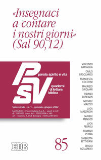 Parola spirito e vita. Quaderni di lettura biblica (2022) vol. 1
