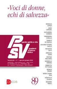 Parola spirito e vita. Quaderni di lettura biblica (2024) vol. 1