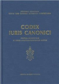 Codex iuris canonici. Auctoritate Ioannis Pauli PP. II promulgatus, fontium annotatione et indice analytico-alphabetico auctus