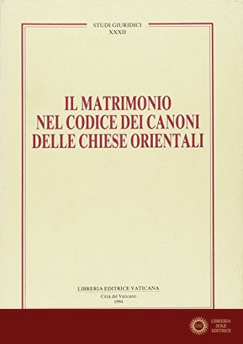 Il matrimonio nel codice dei canoni delle Chiese orientali