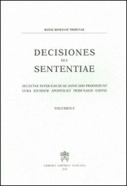 Decisiones seu sententiae. Selectae inter eas quae anno 2008 prodierunt cura eiusdem apostolici tribunalis editae - Tribunale della Rota Romana