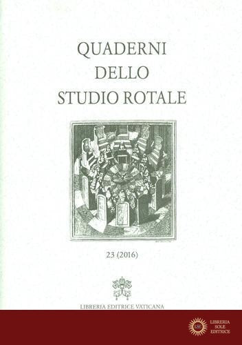 Quaderni dello studio rotale vol. 23