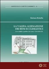 La valida alienazione dei beni ecclesiastici. Uno studio a partire daicann. 1291-1292 CIC