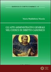 Gli atti amministrativi generali nel codice di diritto canonico