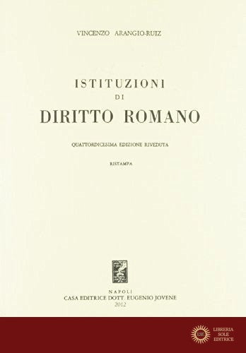Istituzioni di diritto romano