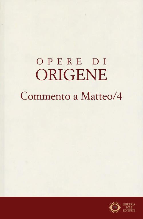 Opere di Origene vol. 11 - Origene