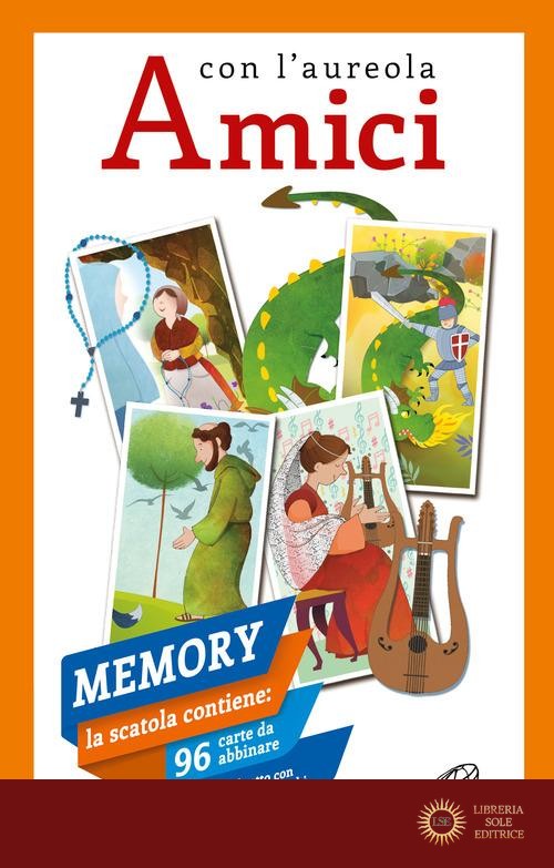 Amici con l'aureola. Memory. Ediz. a colori. Con 96 carte - Maria Vago