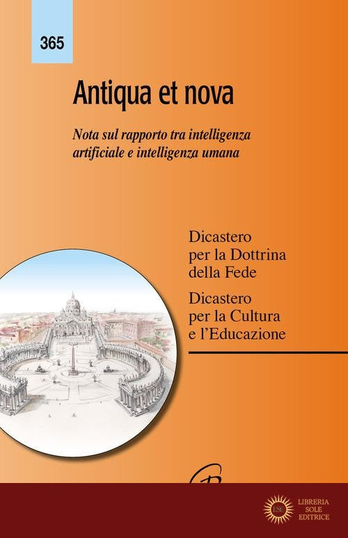 Antiqua et nova. Nota sul rapporto tra intelligenza artificiale e intelligenza umana
