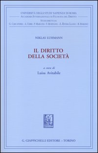 Il diritto della società - Niklas Luhmann