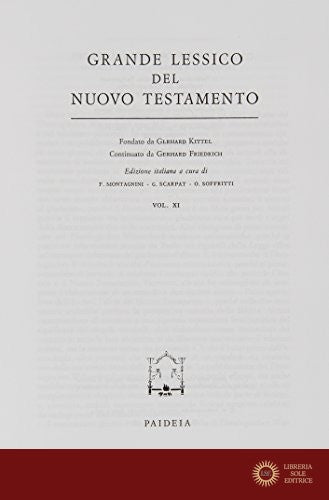 Grande lessico del Nuovo Testamento vol. 11