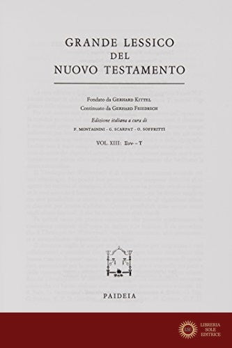 Grande lessico del Nuovo Testamento vol. 13