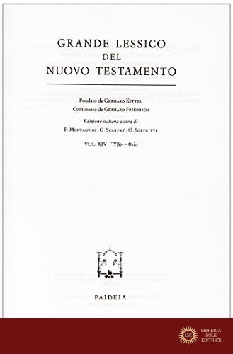 Grande lessico del Nuovo Testamento vol. 14