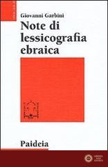 Note di lessicografia ebraica