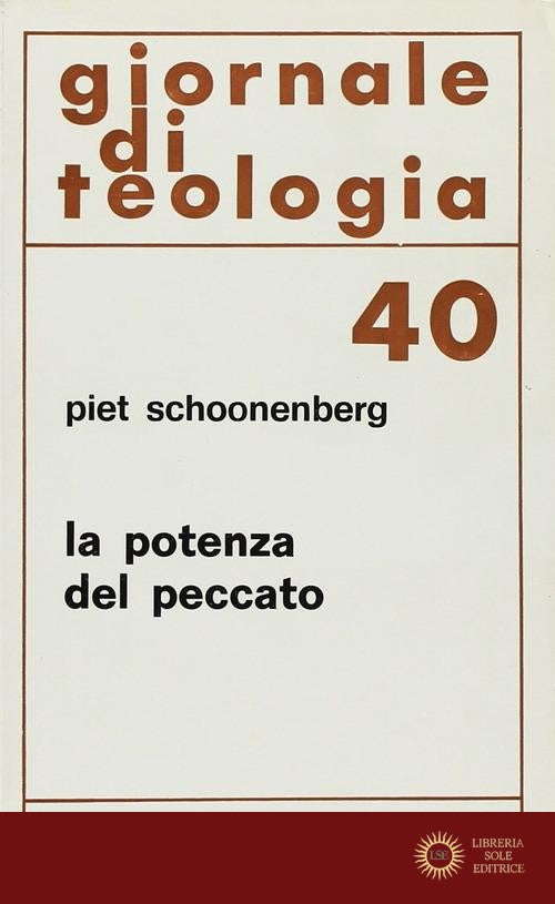 La potenza del peccato - Piet Schoonenberg