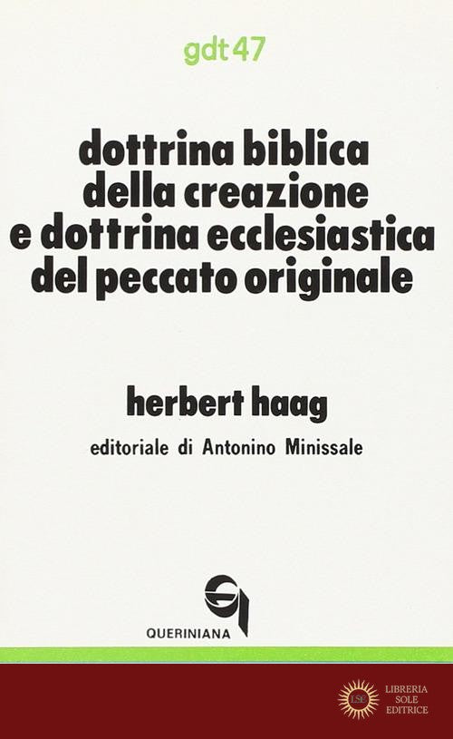 Dottrina biblica della creazione e dottrina ecclesiastica del peccato originale