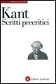 Scritti precritici - Immanuel Kant