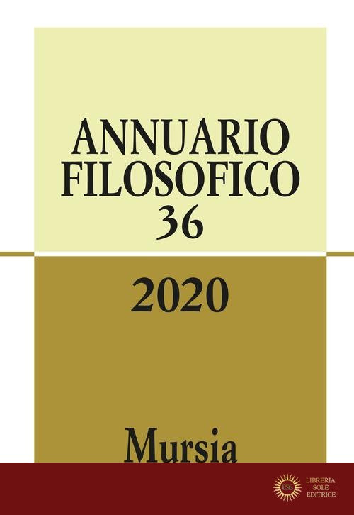 Annuario filosofico (2020) vol. 36