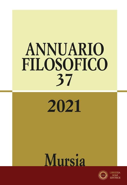 Annuario filosofico (2021) vol. 37