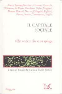 Il capitale sociale. Che cos'è e che cosa spiega - G. De Blasio, P. Sestito