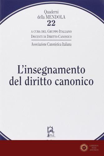 L'insegnamento del diritto canonico