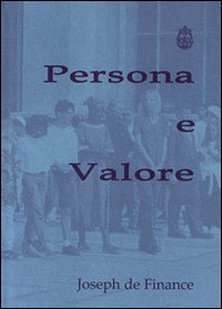Persona e valore - Joseph de Finance