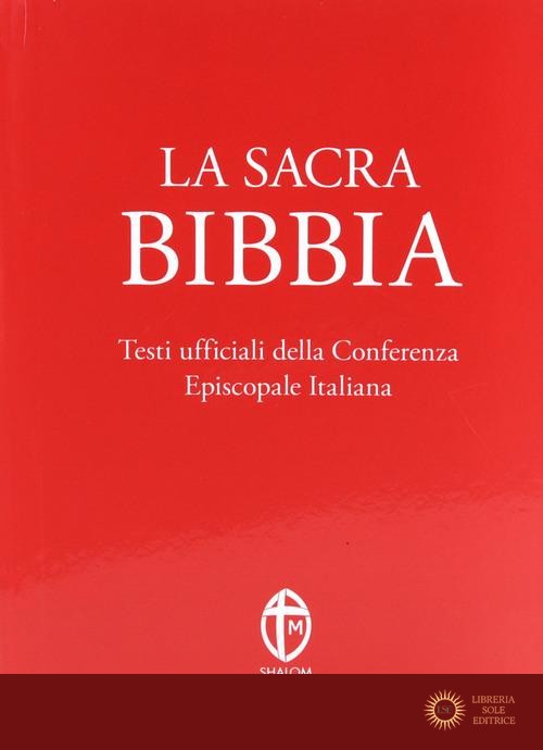 La sacra Bibbia. Ediz. rosso corallo - Conferenza episcopale italiana