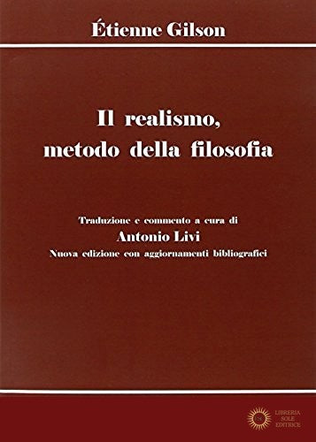 Il realismo, metodo della filosofia