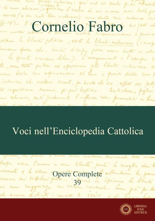 Voci nell'Enciclopedia Cattolica - Cornelio Fabro
