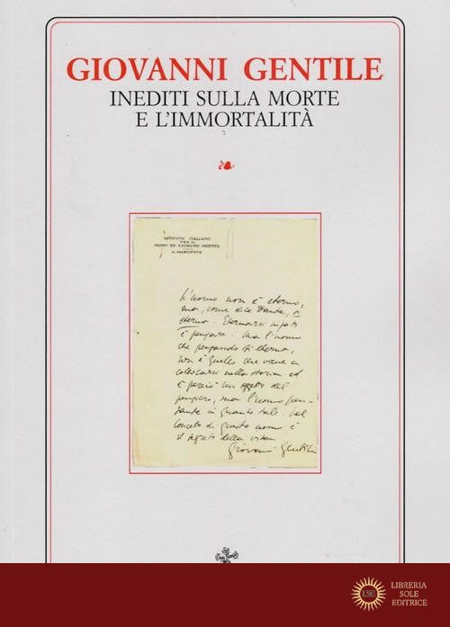 Inediti sulla morte e l'immortalità