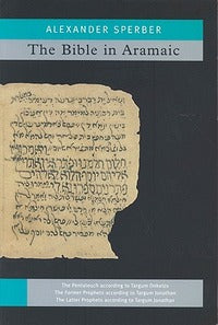 Bible in Aramaic - Sperber Alexander
